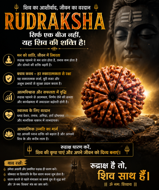रुद्राक्ष: सिर्फ माला नहीं, महादेव की शक्ति है