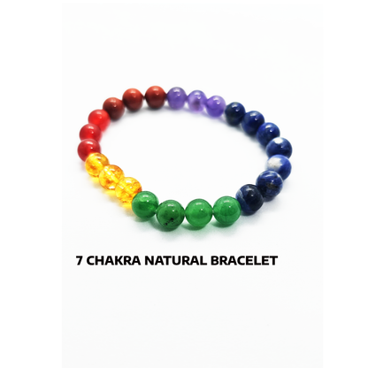 7 Chakra  Natural Stone Bracelet
