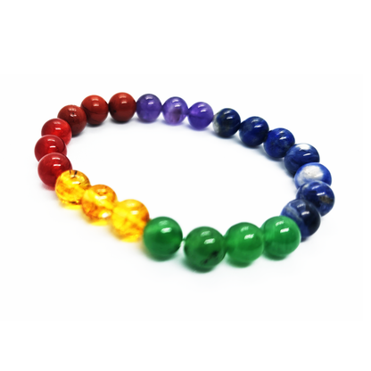 7 Chakra  Natural Stone Bracelet