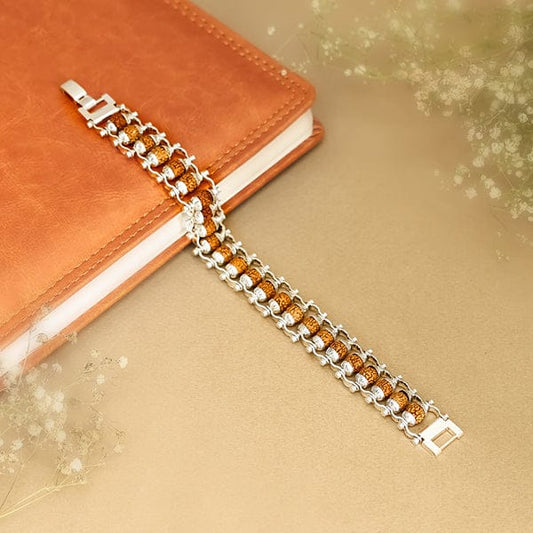 Gold Plated Rudraksha   Bracelet